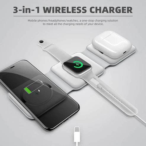 3-in-1 Wireless Charging Pad - The Gadgez