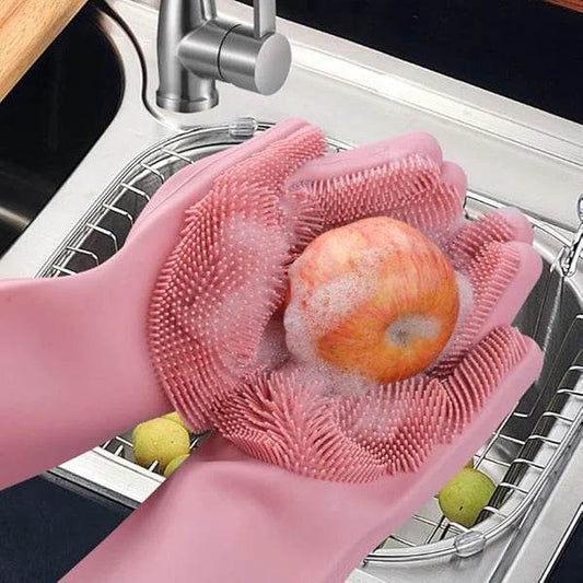 Silicone Cleaning Gloves - The Gadgez