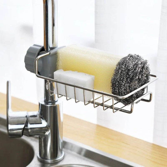 Stainless Steel Faucet Shelf - The Gadgez