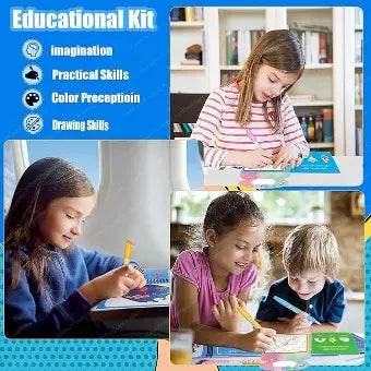 Magic Water Painting Book - The Gadgez