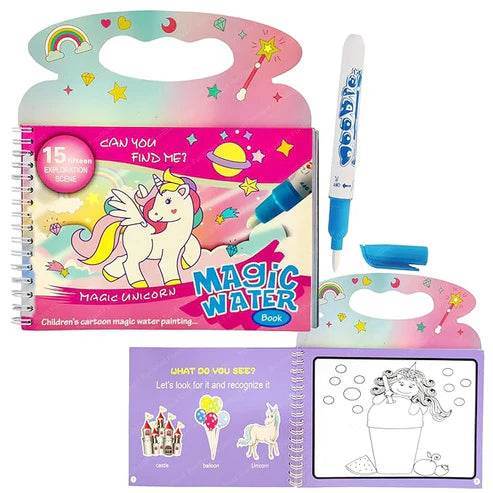 Magic Water Painting Book - The Gadgez