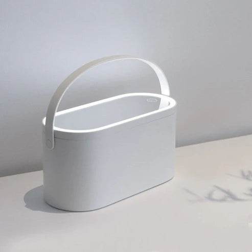 Portable LED Light Storage Box Beauty And Makeup Mirror - The Gadgez
