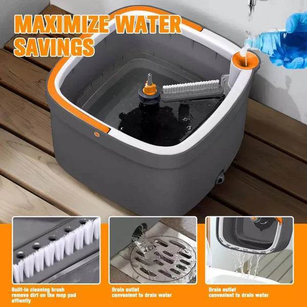 Rotating Spin Mop - The Gadgez