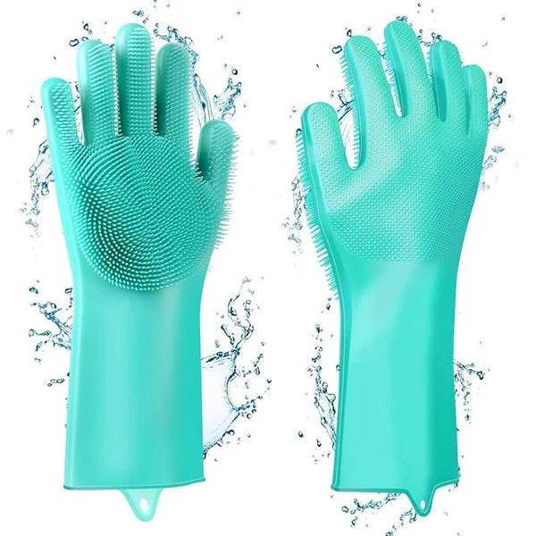 Silicone Cleaning Gloves - The Gadgez