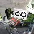 Solar Power Car Fan - The Gadgez