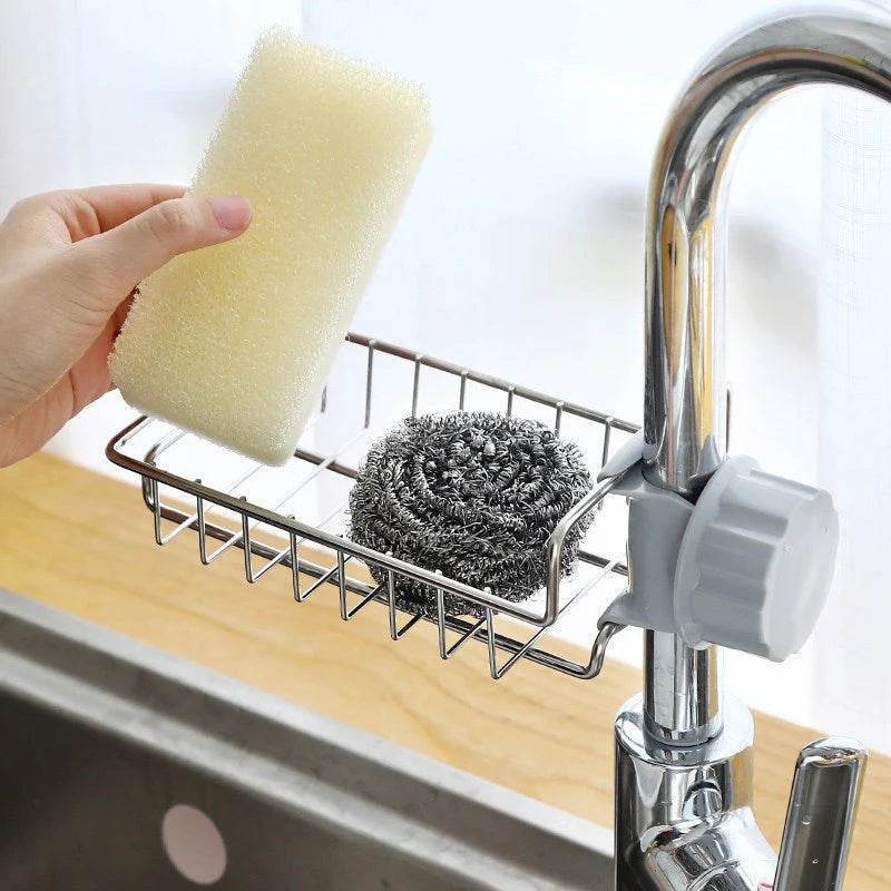 Stainless Steel Faucet Shelf - The Gadgez